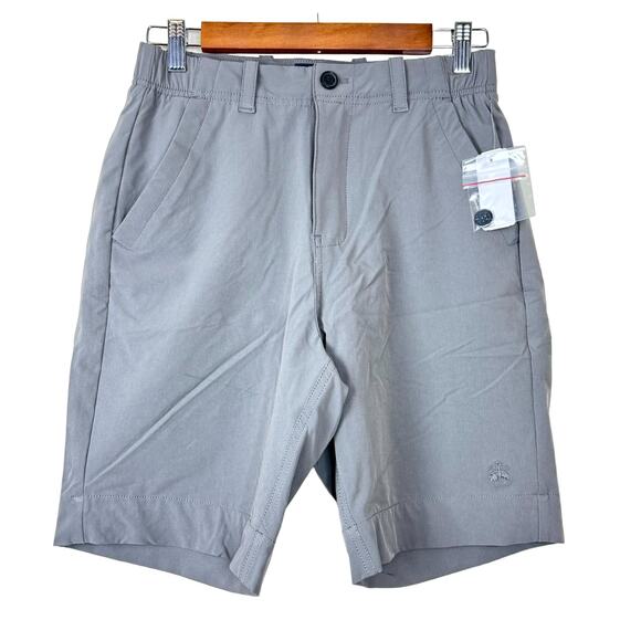 Brooks Brothers Gray Men's Solid Golf Shorts NWT Size 31 - Picture 2 of 7